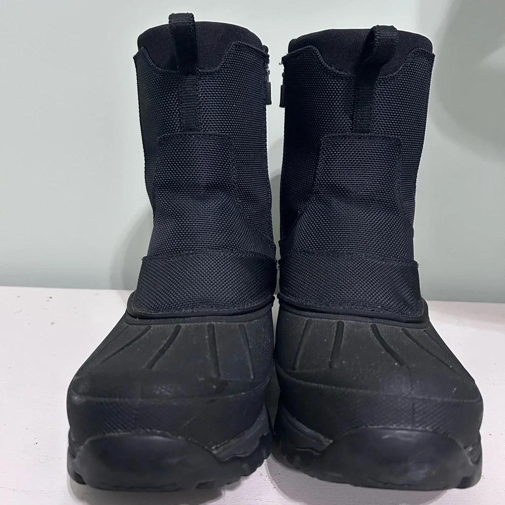 LL Bean Black Storm Chaser Men Chelsea Waterproof TEK 2.5 Winter Work Boots 10